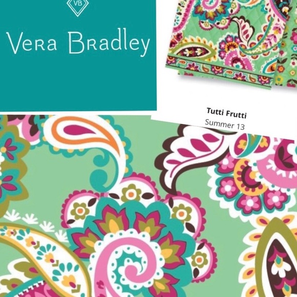 ❌SOLD❌Vera Bradley•Shoulder Purse•Tutti Frutti - Picture 11 of 13